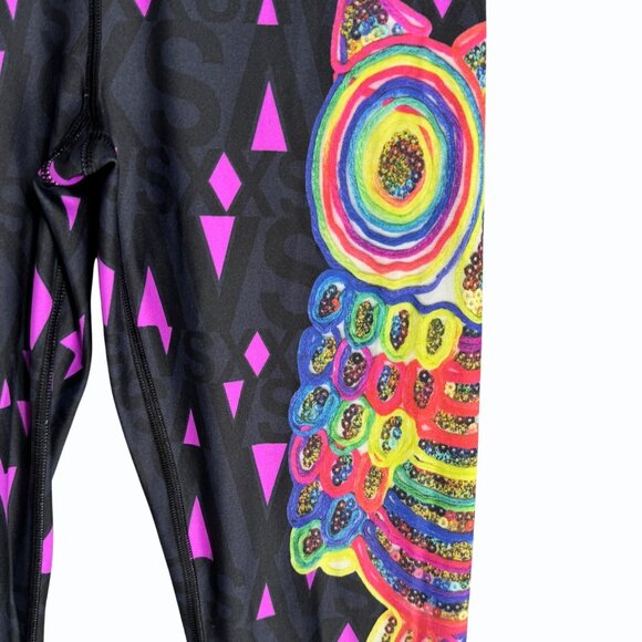 Victorias Secret VSX Knockout Tight Limited Edition Fashion Show Owl Print S - Picture 4 of 14